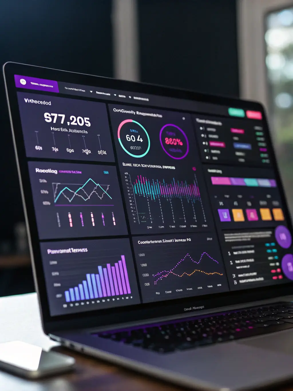 A dashboard displaying key performance indicators (KPIs) tracked by RepIntel, such as physician engagement and prescribing trends.